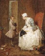 Jean Baptiste Simeon Chardin The gouvernante France oil painting artist